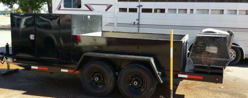 21&#039; aluminum trailer with mixer, landscape curbing trailer, lil bubba, tygar,