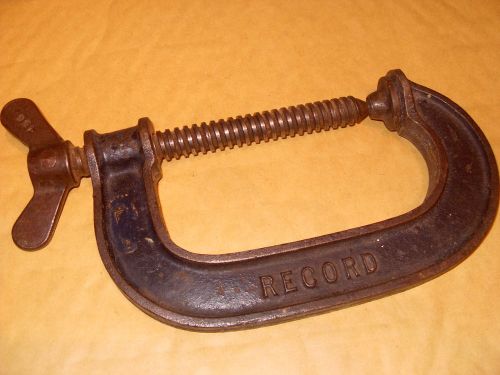 Record 4&#034; G Cramp / Clamp - Made In England - As Photo.