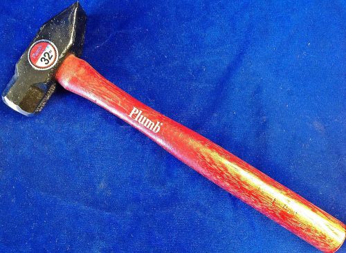 New old stock plumb 32oz blacksmith hammer #11-523  free shipping for sale