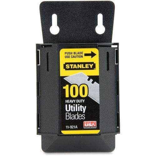Stanley-Bostitch 100 Heavy Duty Utility Blades - 2.44&#034;L  - Carbon Steel - 1Pk
