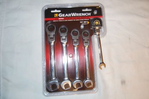 GearWrench 5 Pc. Metric Flex Head Ratchet Wrench Set 10mm to 15mm