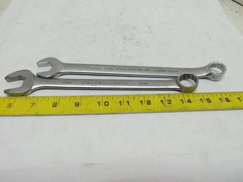 Proto 1217 1219 Metric Combination Wrench 17mm 19mm Lot of 2 USA