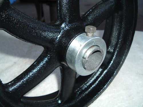 Antique hit miss gas engine cart wheel stop collar for 3/4&#034; pipe axle 1-1/16 id for sale
