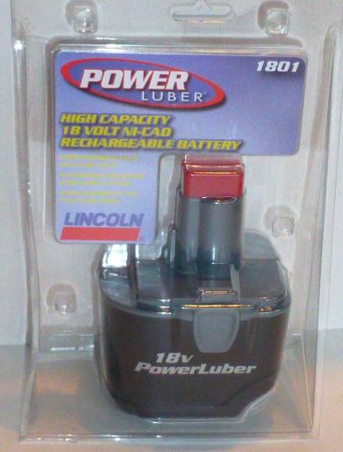 Power luber 18v volt ni-cad rechargeable battery for lincoln grease gun 1801 for sale