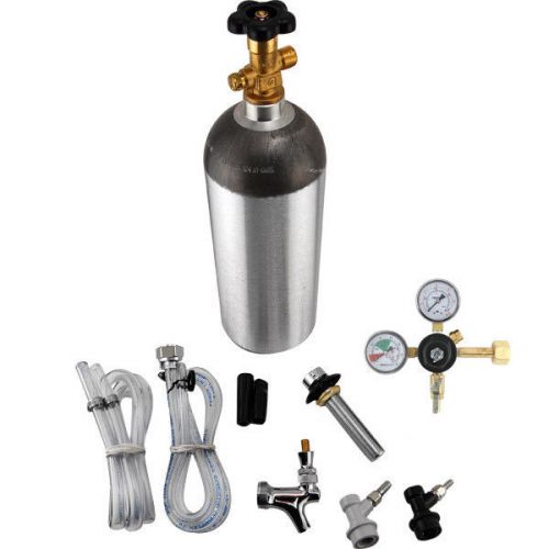 Homebrew Kegerator Conversion Kit (Ball Disconnects w/ 5lb CO2 Tank) Draft Beer