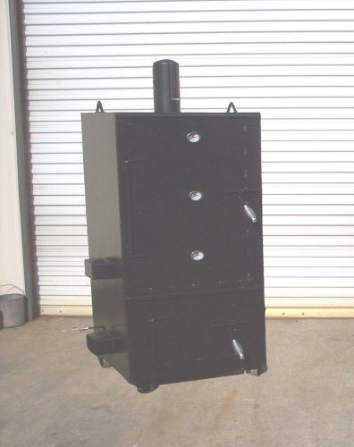 New custom vertical restaurant sized bbq pit smoker and charcoal grill model 4x4 for sale