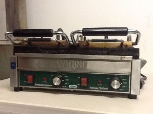 WARING COMMERCIAL WPG300 Dual Panini Grill,240V G8140553