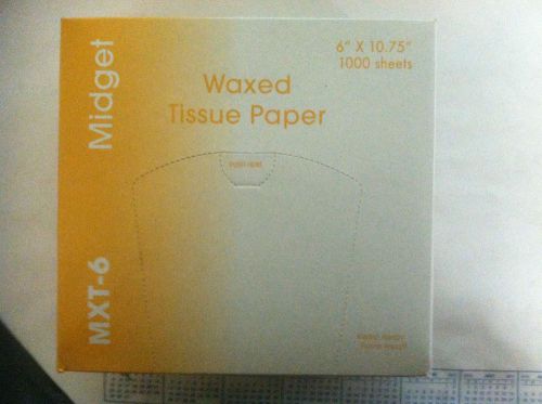 6&#034;x10.75&#034; McNairn Hamburger Patty Deli Waxed Paper Sheets 1000 Pack