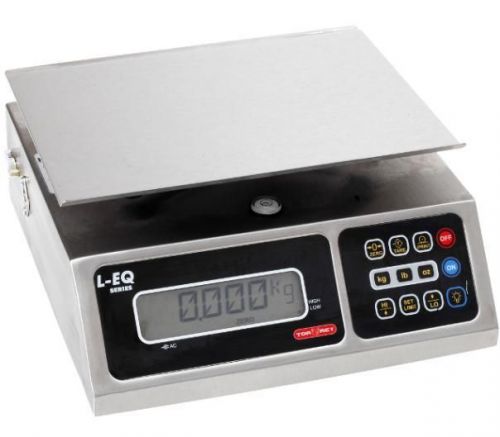 Tor Rey LEQ-5/10 Portion Control Scale Stainless Steel NTEP 10 X0.002 lb,LFT,New