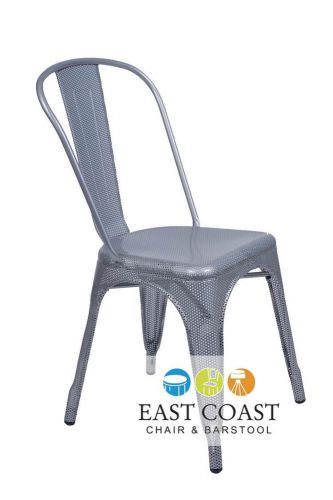 New Viktor Indoor / Outdoor Mesh Steel Restaurant Chair
