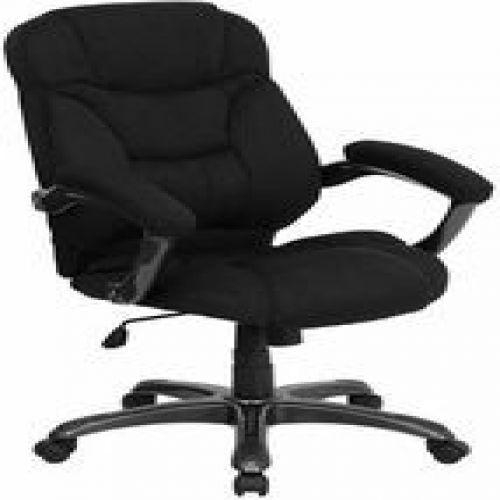 Flash furniture go-725-bk-gg high back black microfiber upholstered contemporary for sale