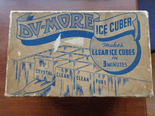 VINTAGE 1930&#039;S  ICE CUBE MAKER DU-MORE ~&#034;THE ICE CUBER &#034;  IN THE BOX