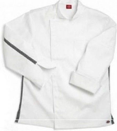 Dickies Executive Chef Coat White Checkered Trim CW070301 Size 50 Disc Style New