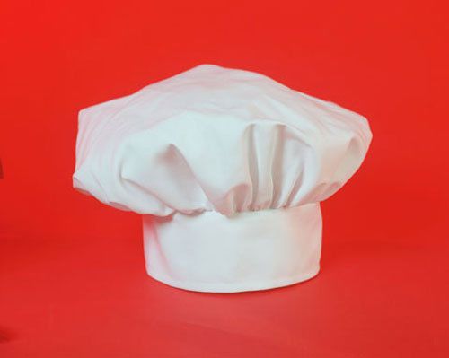 New ~ Classic White Chef Hat ~ 13&#034; Tall ~ Adjustable Velcro Closure ~ Ships Free