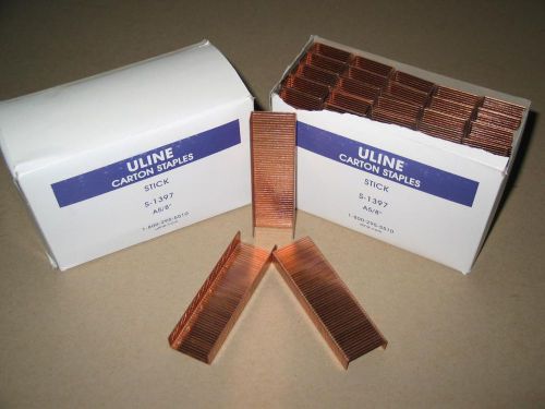 Uline # s-1397 a-crown, 5/8&#034; leg stick carton staples for sale