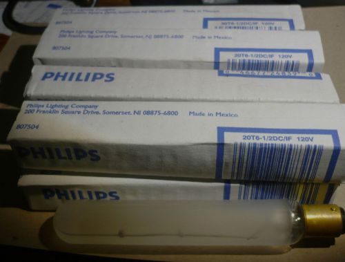 light bulbs (9) (philips  807504 20t6-1/2dc/lf  120v see pictures for details