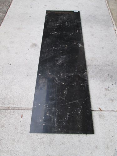 Polypropylene impact copolymer black plastic sheet 1/2&#034; x 19&#034; x 67&#034; n00m-00 uhmw for sale