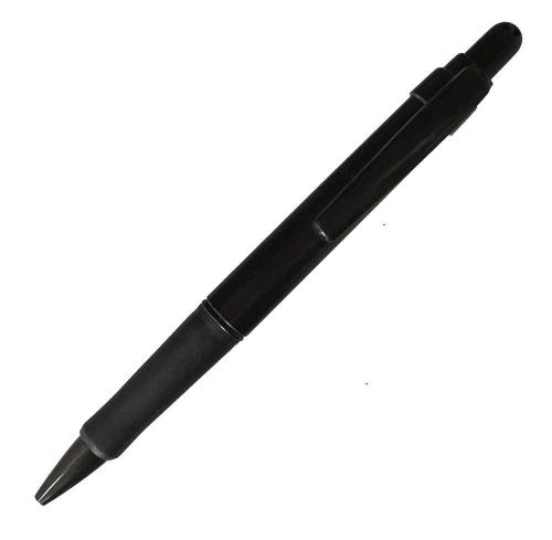 12 PK Retractable Ball Point Black Grip Pen,1.0mm Medium,Black Ink,no misprints