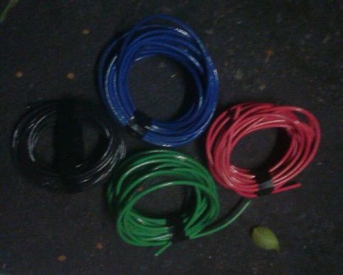 # 10 stranded awg thhn copper wire 25 feet green black blue red
