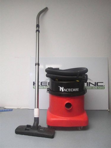Nacecare numatic nvh 380-2 canister vacuum w/ hepa filter and accessories. for sale
