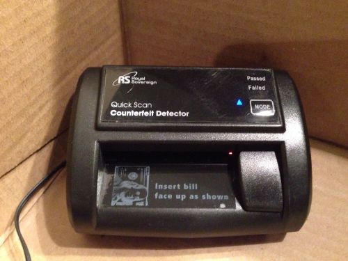 Royal Sovereign Quick Scan Counterfeit Detector (RCD-2120) Free Shipping