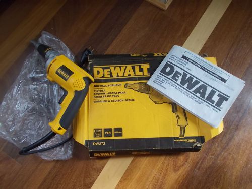 DeWalt DW272R 4000 rpm VSR Drywall Scrugun  NEW