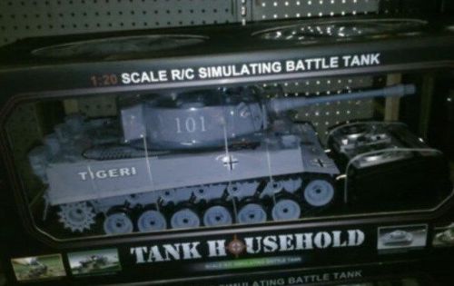 World War II German Tiger Battle Tank Radio Controlled remote control COOL ITEM