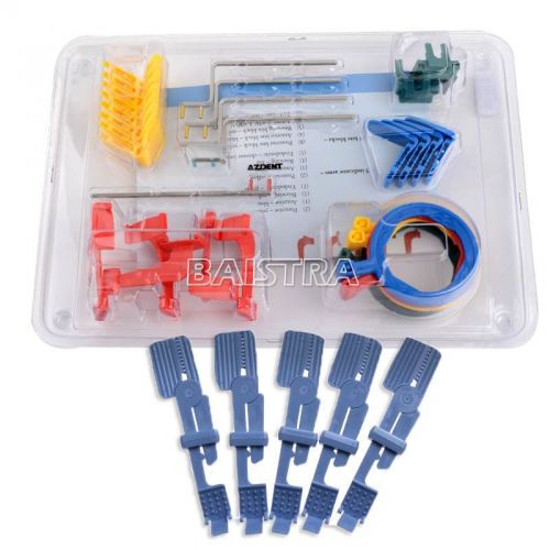 5pc blue snap a ray plastic clip x-ray film holder&amp;x-ray film positioning system for sale