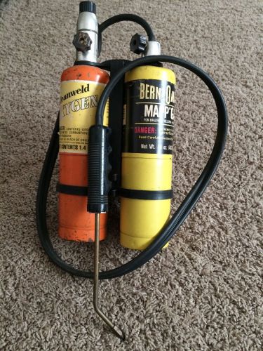 Hunt Wilde Gas Blow Torch Tote gas hose Oxygen &amp; Bernzomatic Tanks Not Included