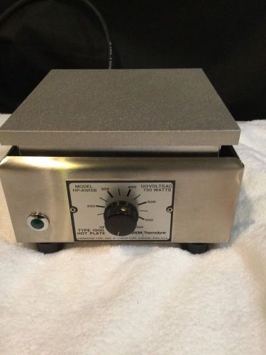 sybron thermolyne type 1900 hot plate HP-A1915B -120 volts AC 750 Watts