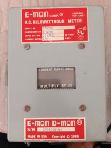 e-mon kilowatthour meter d-mon 400 amps