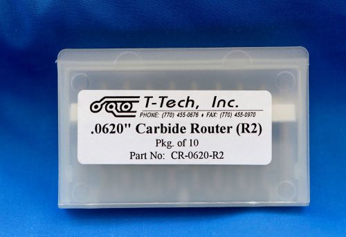 T-Tech Carbide Router (CR-062-R2) 0.062 Qty 10