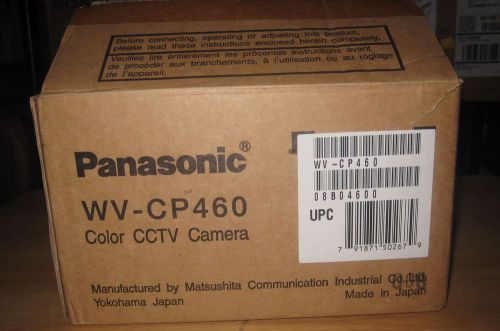 NEW OLD STOCK PANASONIC WV-CP460 SUPER DYNAMIC II COLOR CCTV CAMERA - CIB