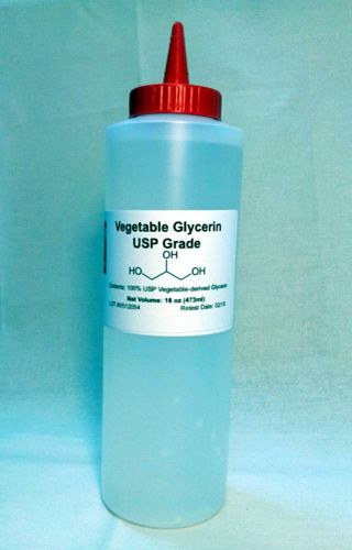 Vegetable Glycerinl - 16oz - USP/Kosher Food Grade