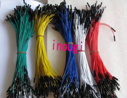 5 colors 20cm 2.54mm 1p-1p male to female Dupont Wire Jumper For Arduino 80pcs