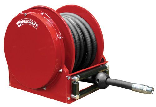 Reelcraft fsd14050 olp 1&#034; x 50&#039; reel for air, water, fuel, oil - hose included for sale