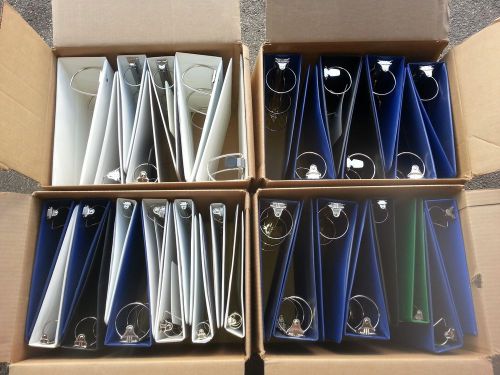 Assorted LOT of 30  3 RING  Binders