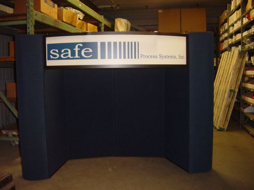 Light up 4 panel display board and carry case