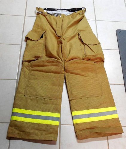 Lion janesville isodri firefighter turnout gear bunker pants psum size 32r p6 for sale