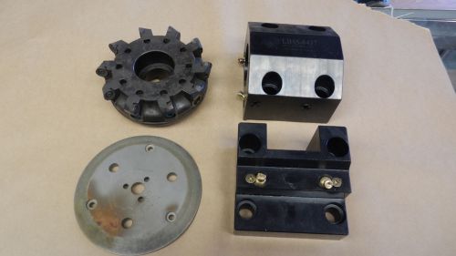 Lot of four attachments/parts, for metal working machines/Lathes.