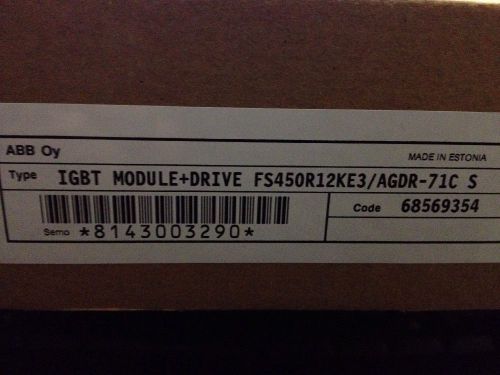 NEW FS450R12KE3/AGDR-71C ABB BOARD  IGBT MODULE  ORIGINAL
