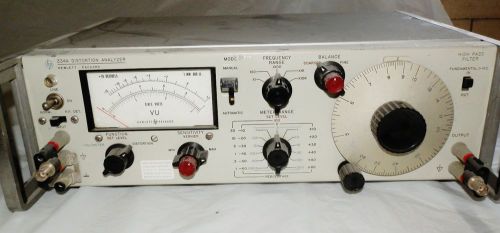 Agilent / HP 334A Distortion Analyzer For Parts Or Repairs See Description