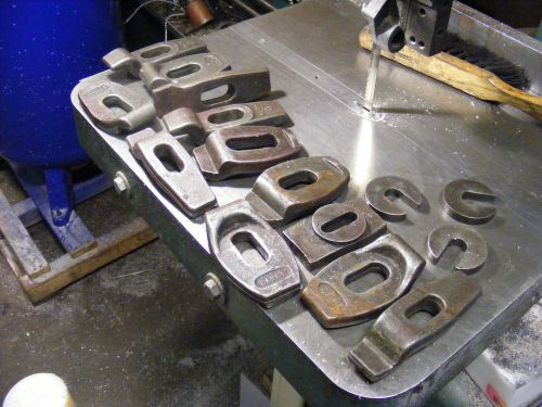 12 Danly and Armstrong Heavy duty Die or Milling Machine Clamps