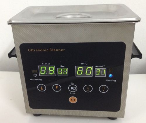 Ultrasonic cleaner 0.7L palm size Powerful cleaning with heating Touch control