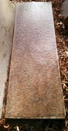 1 Granite Slab 19 3/8 x61&#034;x1 1/8 &#034; unfinished for steps, walkway, counters, table &amp; more