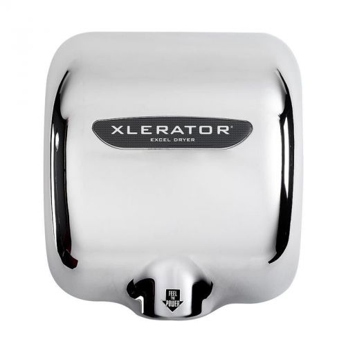 Open Box EXCEL XLERATOR Hand Dryer XL-C Chrome Automatic 220/240V