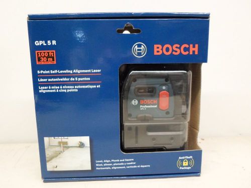 *NIB* Bosch GPL 5R 5-Point Self-Leveling Alignment Laser