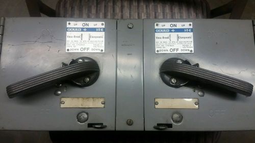 Gould-ITE Vacu-break Clampmatic panelboard switch