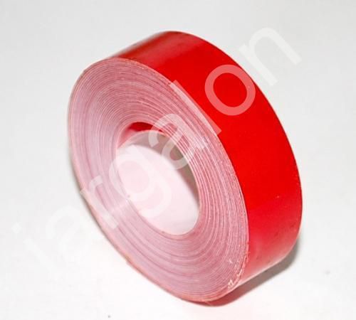General Embossing Tape Glossy Red 1/2&#034; x 12 Ft Unmarked NEW Label Labeling