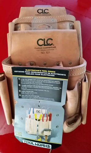 2 -CLC ELECTRICIANS tool pouch (heavy duty leather)